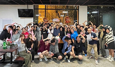 輔英科技大學小年夜以餃子傳情 境外生在台過好年圖片